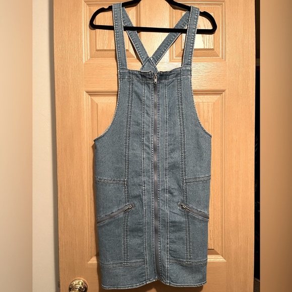 Denim Overall Dress/Jumper - Picture 1 of 12